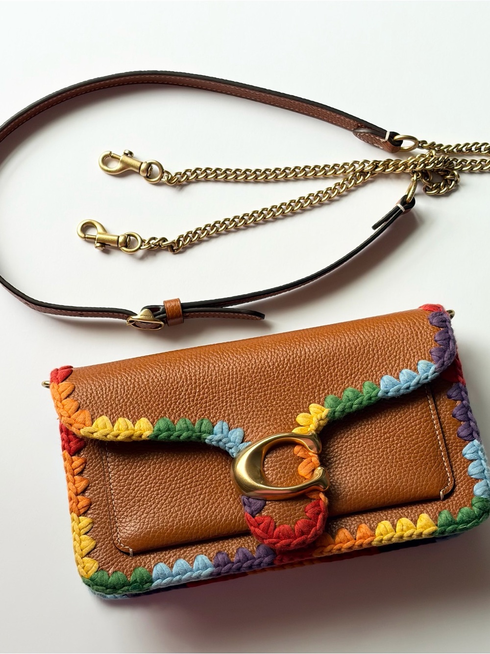 Coach Pride Tabby Chain Clutch - Picture 5 of 12